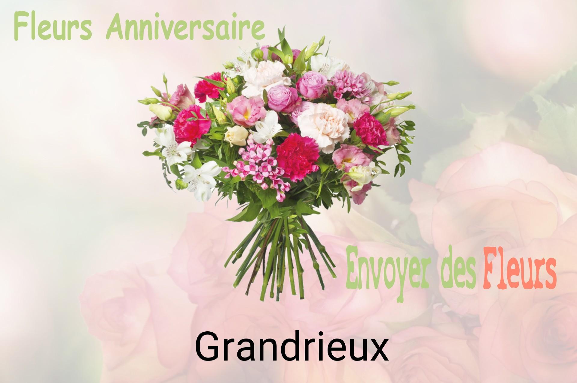 Bouquet de fleurs d’anniversaire livré à Grandrieux