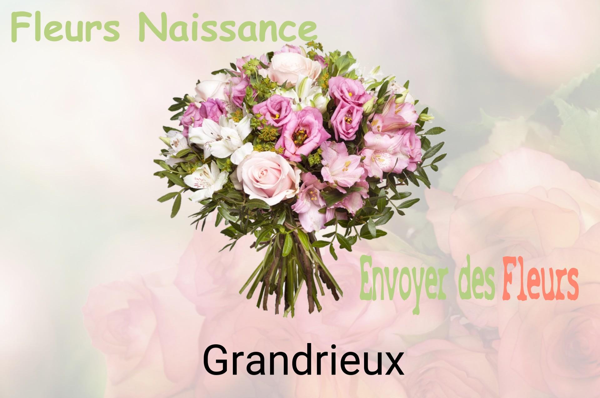 Bouquet de fleurs de naissance livré à Grandrieux